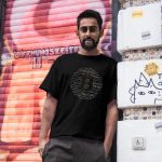 Bitcoin word cloud logo T-Shirt - Image 4