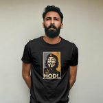 Anon HODL poster bitcoin T-Shirt - Image 4