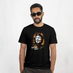 Satoshi Lives Black bitcoin T-Shirt - Image 3