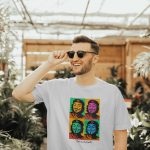 Satoshi Shots White bitcoin T-Shirt - Image 4