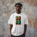 Satoshi Shots White bitcoin T-Shirt - Image 3